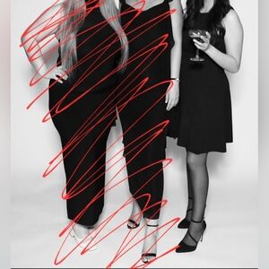 Banana Republic Black Fit and Flare Dress